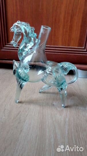 Сосуд штоф для коньяка, конь