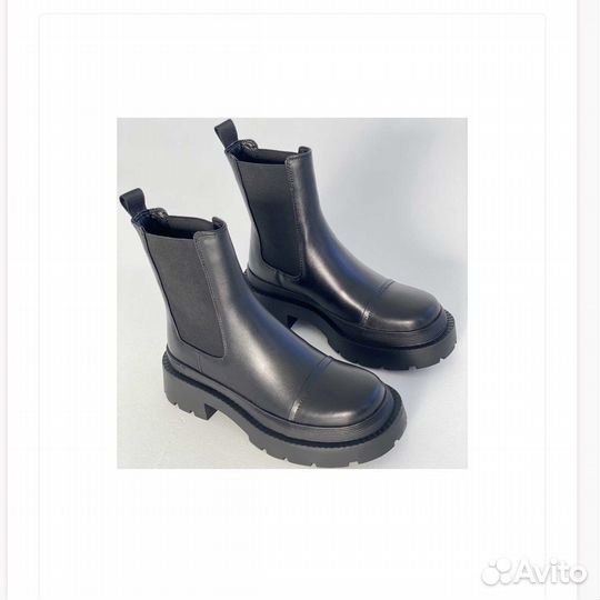 Сапоги челси кожанные 34р