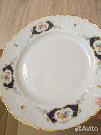 Фарфоровые новые тарелки/блюдо большие Чехия