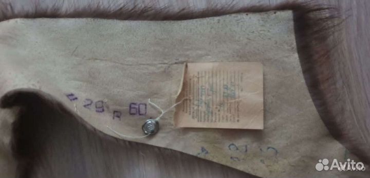 Меховой воротник нутрия