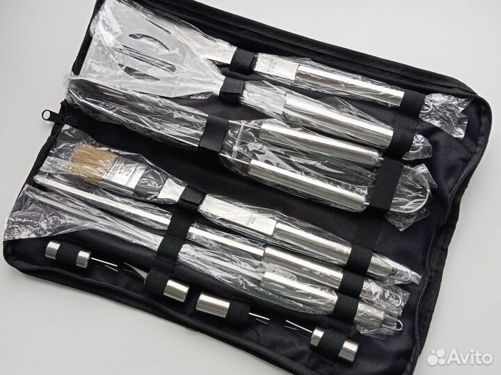 Набор для гриля и барбекю новый 10 предметов