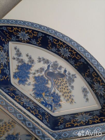 Менажница фарфоровая