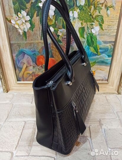 Сумка женская черная новая с