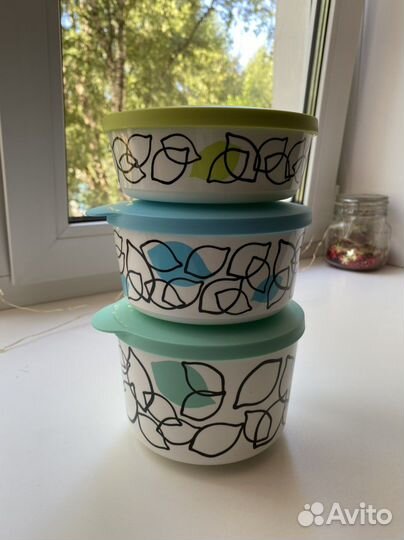 Набор Илюмина Tupperware 3шт (800, 550, 350мл)