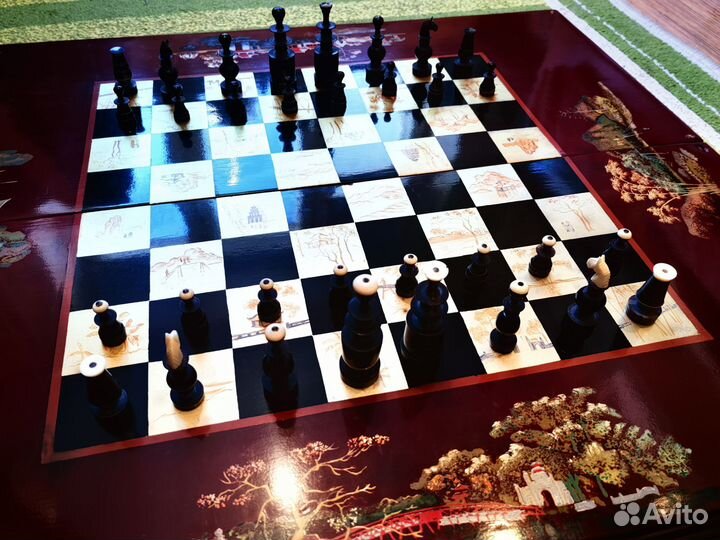 Шахматы, нарды антикварные