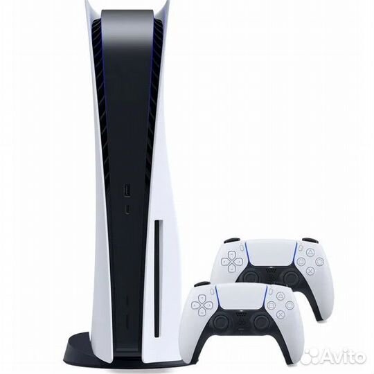 Sony playstation 5 ps5 с дисководом 2 джойстика