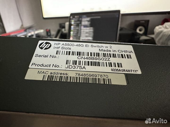 Коммутатор свитч HP A5500-48G JD375A JD360B
