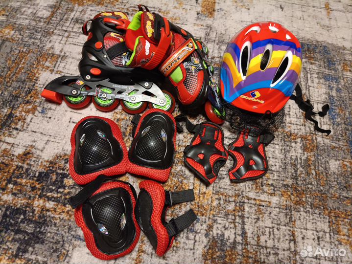 Детские ролики и защита