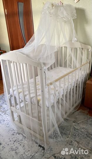 Балдахин в кроватку с держателем