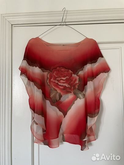 Блузка шелковая 46/48