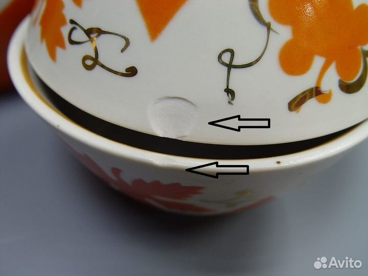 Чайник + пиалы + сахарница. Набор посуды. СССР