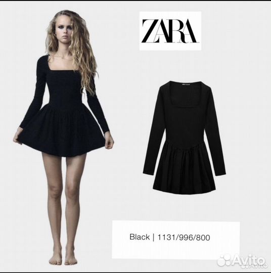 Платье zara новое