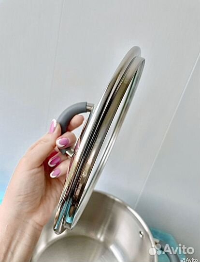 Кастрюля 4,8 л. нержавейка