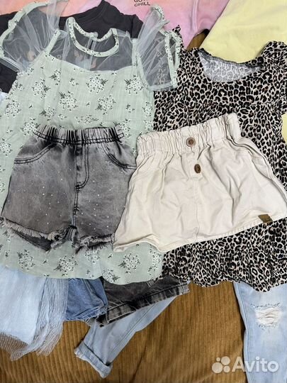 Вещи пакетом на девочку 98-104