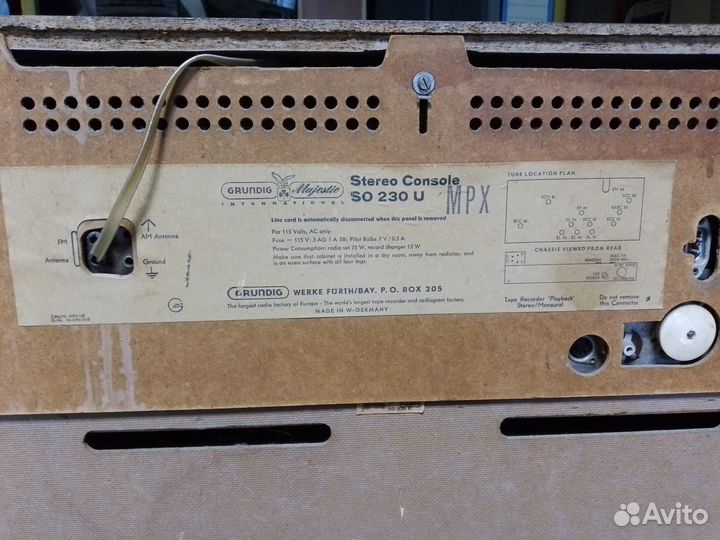 Grundig Majestic Stereo Console SO 230 U