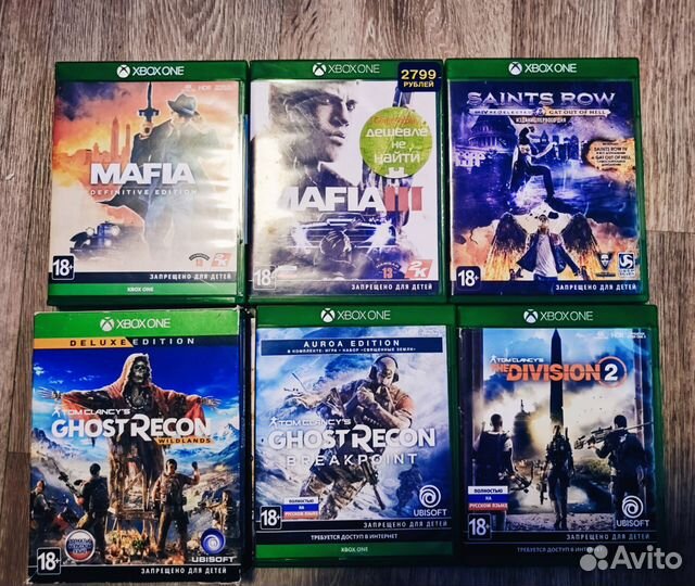 Игры на Xbox one диски