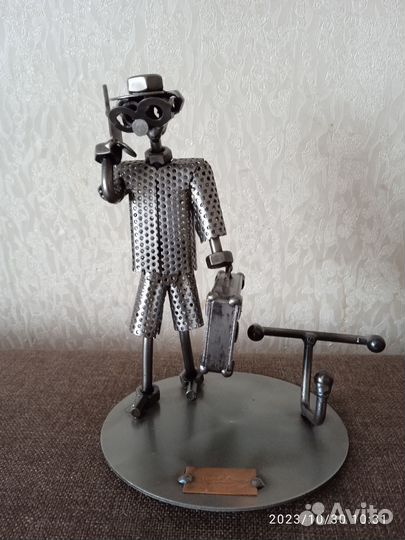Железная статуэтка банкир. Германия