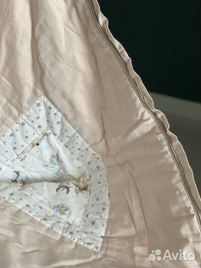 Бортики в детскую кроватку + одеяло