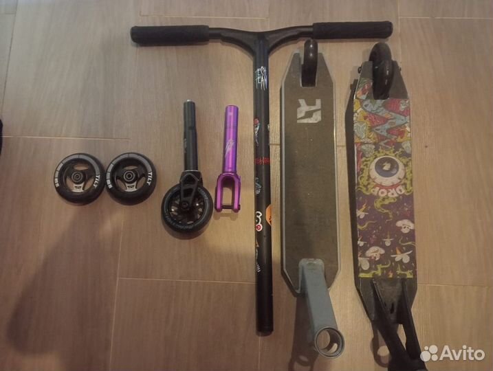 Детали на трюковые самокаты