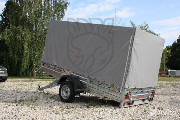 Прицеп для снегохода с тентом 150 см. Оцинкован