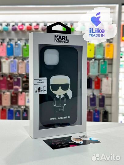 Чехол Karl Lagerfeld для iPhone 13 Hard Black (818