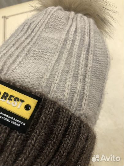 Шапка со снудом для мальчика зима