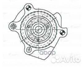 Насос водяной для ам VW Golf VI (08),Tiguan (0