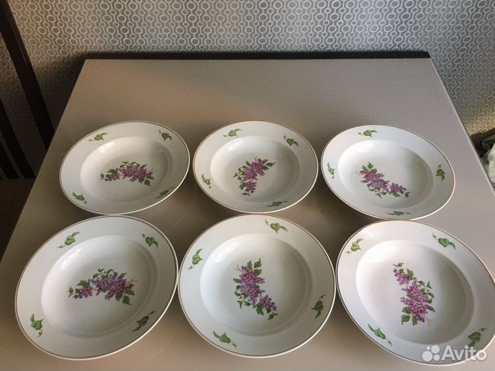 Столовый сервиз сирень дулево остатки