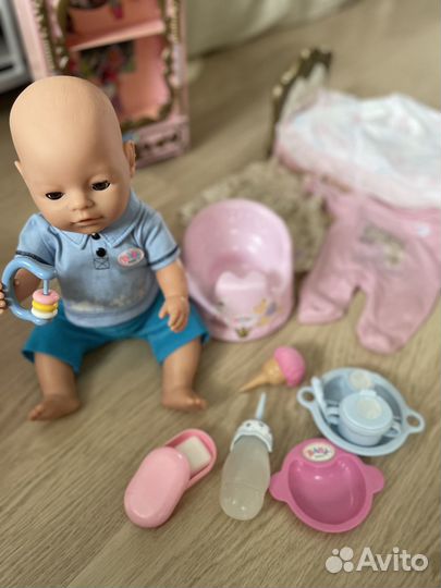 Baby born мальчик оригинал +горшок