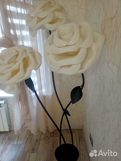 Цветы высокие искусственные
