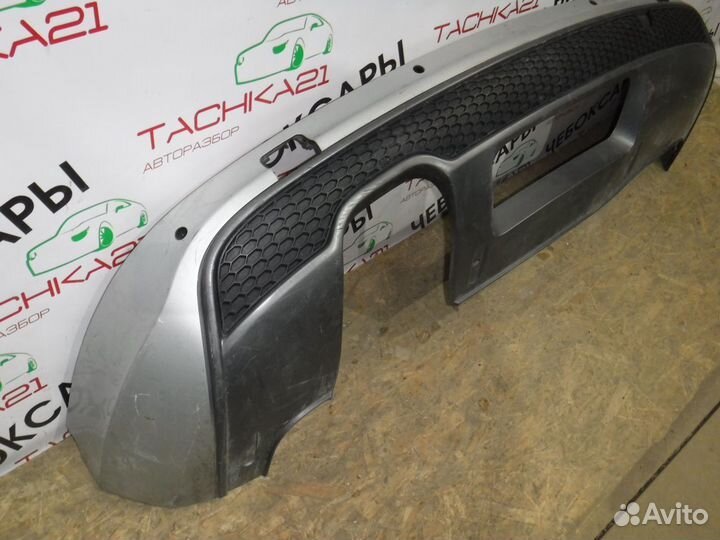 Юбка заднего бампера Audi Q3 S-Line (2011-2018)