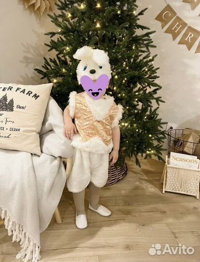 Новогодний костюм зайчик для мальчика