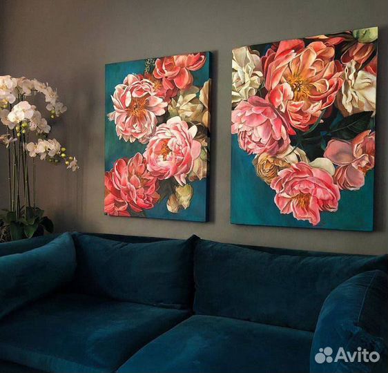 Картина на холсте ручная работа