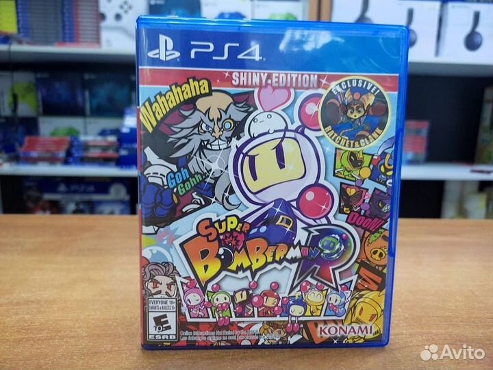 Super Bomberman R - Shiny Edition (PS4, англ, бу)