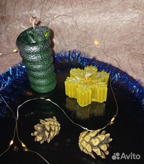 Подарочный набор свечей ручной работы
