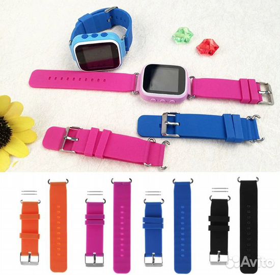 Ремешки к детским часам Q50/Q90