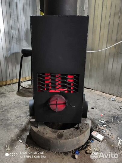 Тепловая пушка на отработке