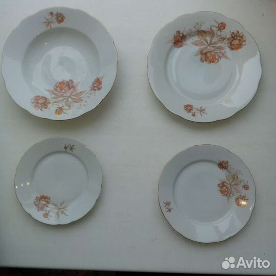 Столовый набор тарелок СССР (Чехия)