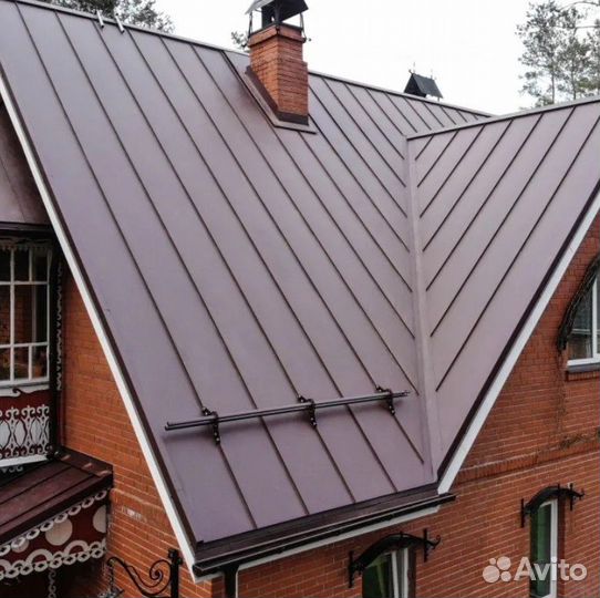 Металлочерепица. Фальцевая кровля