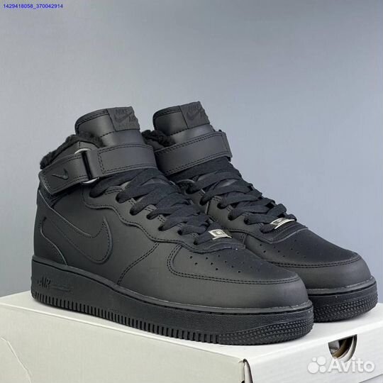 Кроссовки Nike Air Force 1 High (с мехом) (Арт.44558)