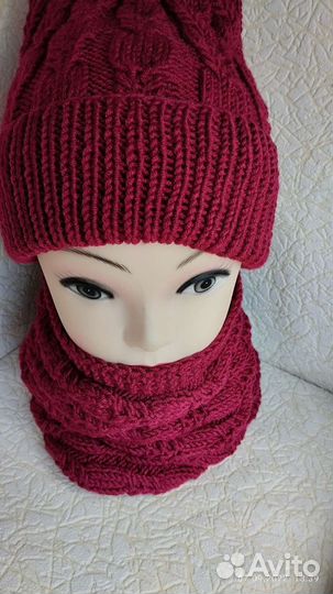 Демисезон шапка и снуд