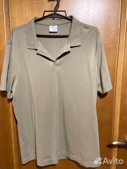 Поло mango MAN L (оливковое)