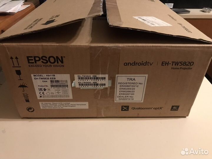 Проектор epson EH-TW5820