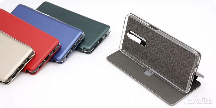 Чехол книжка poco M3 все цвета на бульваре)