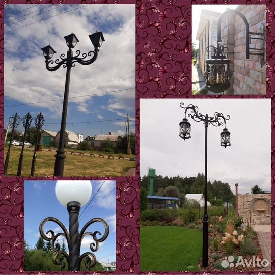 Декоративные фонари для сада