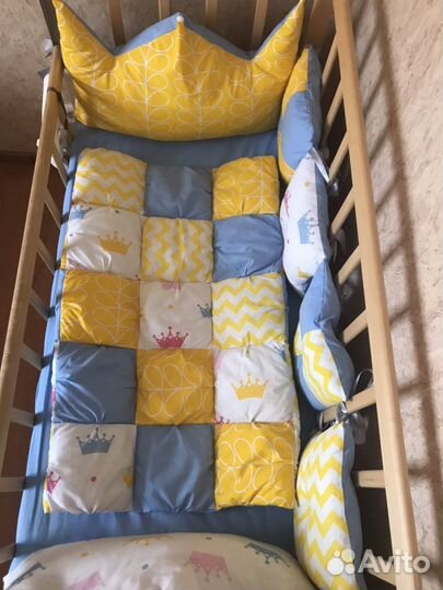 Детское постельное для манежа