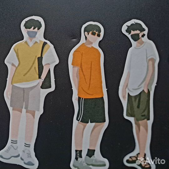 Наклейки девушек и парней для скрапбукинга