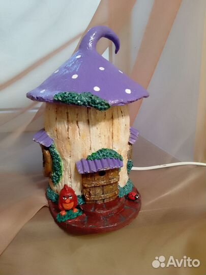 Грибок -светильник.Ручная работа