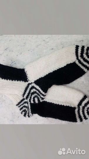 Носки шерстяные ручная работа