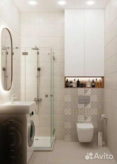 Дизайнерский ремонт новостройки (работа +материал)